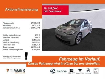 Gebraucht VW ID.3 Pure 110 kW (150 PS) 2021 Mondsteingrau Kleinwagen