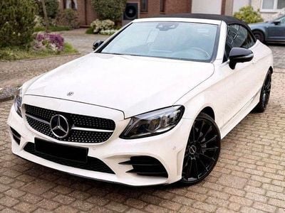 Occasion Mercedes C400 AMG line 333 PK (244 kW) 2019 Wit Cabriolet