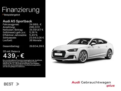 Gebraucht Audi A5 Advanced Plus 204 PS (150 kW) 2025 Weiß Limousine