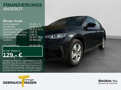 Neu Skoda Scala Selection 116 PS (85 kW) 2025 Black magic metallic (1z) Kleinwagen