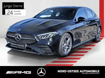 Brugt Mercedes A200 AMG 163 HK (119 kW) 2024 Sort Sedan