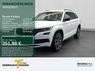 Weiß Gebraucht 2021 Skoda Kodiaq RS SUV | 31.350 € (Guter Preis)
