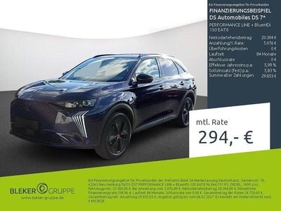 Blau/metallic klarlack Gebraucht 2023 DS Automobiles DS7 Crossback Performance Line Plus SUV | 25.380 € (Guter Preis)