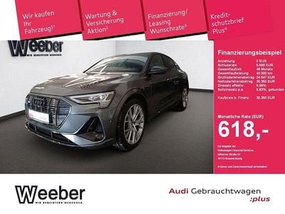 Gebraucht Audi e-tron Sportback S-Line 230 kW (313 PS) 2022 Daytonagrau perleffekt (metallic) SUV