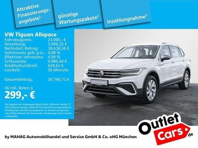 Gebraucht VW Tiguan Allspace Life 150 PS (110 kW) 2023 Weiß SUV