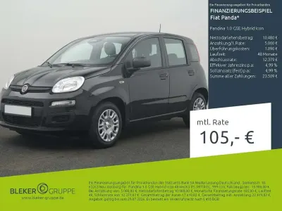 Ny Fiat Panda Icon 65 HK (47 kW) 2026 Sort Hatchback