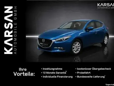 Usata Mazda 3 Exclusive-Line 120 CV (88 kW) 2018 Blu Berlina