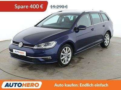 Blau Gebraucht 2019 VW Golf VII Highline Limousine | 18.890 € (Fairer Preis)