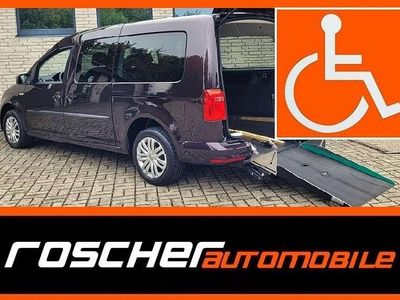 Gebraucht VW Caddy Maxi 125 PS (91 kW) 2018 Black berry metallic Van / Kleinbus