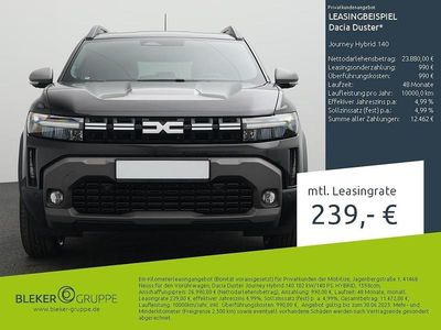 Ny Dacia Duster Journey 141 HK (103 kW) 2025 Svart SUV