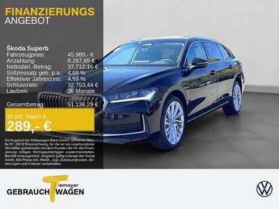 Neu Skoda Superb Selection 193 PS (141 kW) 2026 Schwarz Kombi
