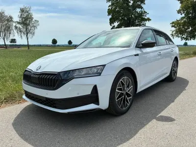Neu Skoda Octavia SportLine 150 PS (110 kW) 2026 Weiß Kombi