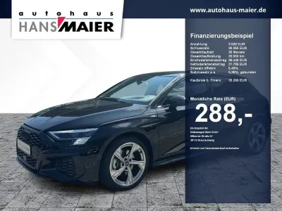 Gebraucht Audi A3 S-Line 150 PS (110 kW) 2024 Mythosschwarz metallic Limousine