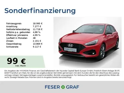 Usata Hyundai i30 Advantage 116 CV (85 kW) 2025 Rosso Berlina