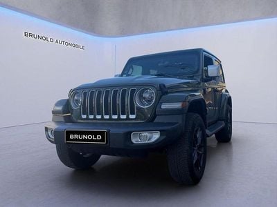 Gebraucht Jeep Wrangler Unlimited Sahara 272 PS (200 kW) 2021 Grün SUV