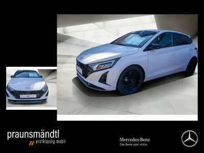 Gebraucht Hyundai i20 Blackline 90 PS (66 kW) 2026 Atlas white / sol Kleinwagen