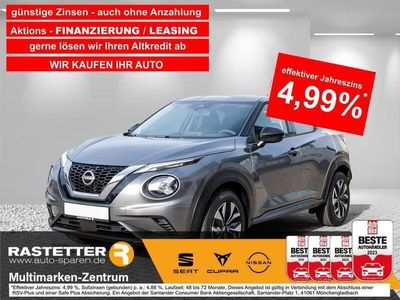 gebraucht Nissan Juke DIG-T acenta Navi+Komfort+Kamera+LED+SHZ+Klimaaut+Temp+DAB+Bluet