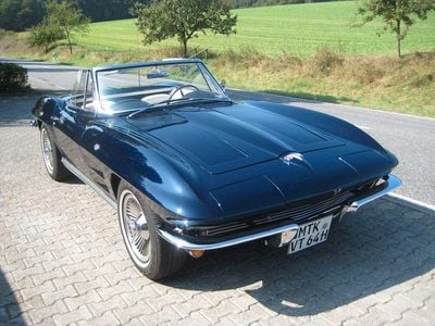 Second-hand Corvette Stingray 299 CP (219 kW) 1964 Albastru Cabrio