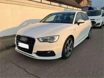 Begagnad Audi A3 S-Line 125 HK (91 kW) 2016 Vit Sedan