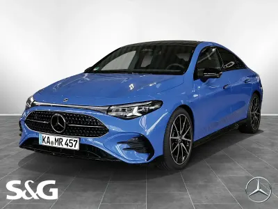 Gebraucht Mercedes CLA200 AMG 163 PS (119 kW) 2026 Metalliclack klarblau Coupé