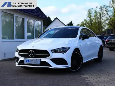 Brugt Mercedes CLA250e AMG 305 HK (224 kW) 2020 Hvid Sedan