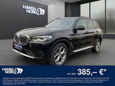 Schwarz / saphirschwarz (metallic) Gebraucht 2023 BMW X3 Sport Line SUV | 39.750 € (Guter Preis)