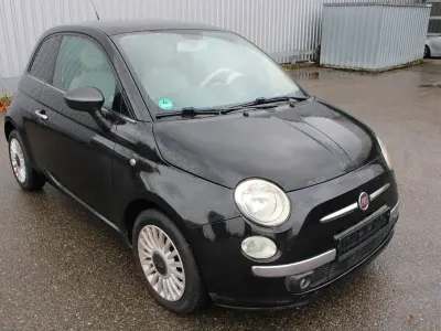 Gebraucht Fiat 500 Lounge 69 PS (50 kW) 2008 Schwarz Kleinwagen