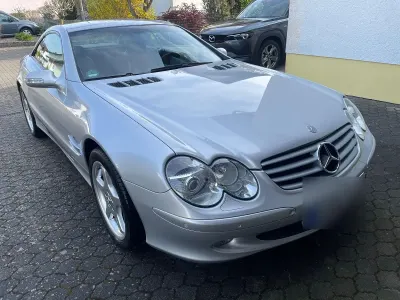 Gebraucht Mercedes SL500 306 PS (225 kW) 2003 Silber Cabrio