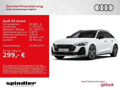 Gebraucht Audi A5 S-Line 204 PS (150 kW) 2025 Gletscherweiß metallic Kombi
