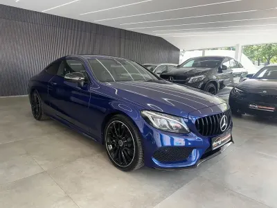 Gebraucht Mercedes C180 AMG 156 PS (114 kW) 2017 Blau Coupé