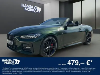 Gebraucht BMW 430 Cabriolet M Sport 286 PS (210 kW) 2022 Grün / san remo green (metallic) Cabrio
