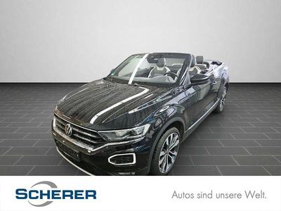 Gebraucht VW T-Roc Cabriolet Style 150 PS (110 kW) 2021 Deep black perleffekt schwarz Cabrio