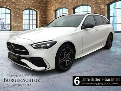 Unilack polarweiß Gebraucht 2022 Mercedes C300e AMG Kombi | 41.400 € (Teuer)
