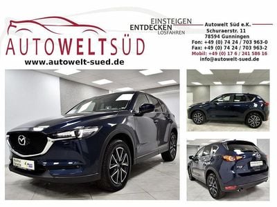 Gebraucht Mazda CX-5 Exclusive 150 PS (110 kW) 2017 Mitternachtsblau (metallic) SUV