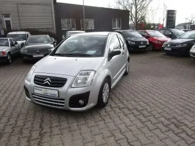 Gebraucht Citroën C2 VTR Sport 60 PS (44 kW) 2008 Aluminiumgrau/metallic Kleinwagen