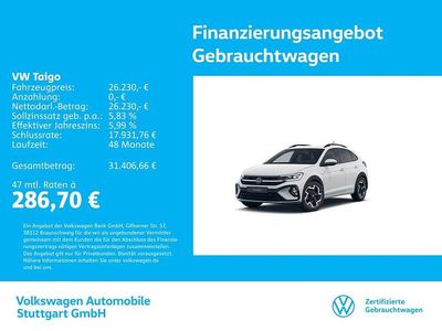 Gebraucht VW Taigo R-line 150 PS (110 kW) 2025 Pure white SUV
