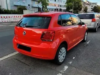 Gebraucht VW Polo Style 69 PS (50 kW) 2012 Rot Kleinwagen