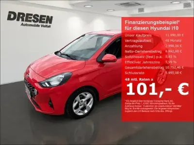 Gebraucht Hyundai i10 Trend 67 PS (49 kW) 2020 Rot Kleinwagen