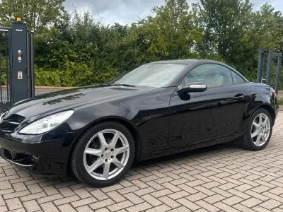 Gebraucht Mercedes SLK200 163 PS (119 kW) 2006 Schwarz Cabrio