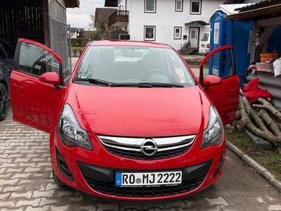 Gebraucht Opel Corsa Color Edition 69 PS (50 kW) 2014 Rot Kleinwagen