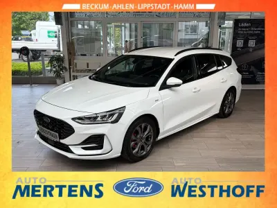 Gebraucht Ford Focus ST-Line X 125 PS (91 kW) 2022 Weiß Kombi