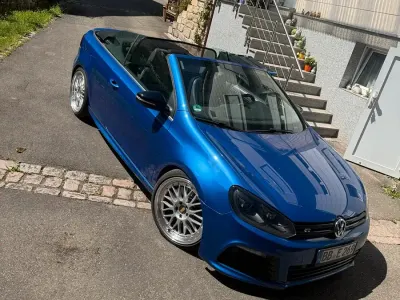 Gebraucht VW Golf Cabriolet R 310 PS (228 kW) 2013 Blau Cabrio