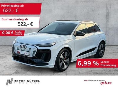 Gebraucht Audi Q6 e-tron S-Line 284 kW (387 PS) 2024 Gletscherweiß metallic SUV