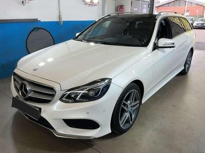 Usata Mercedes E500 AMG line 408 CV (300 kW) 2017 Bianco Station wagon