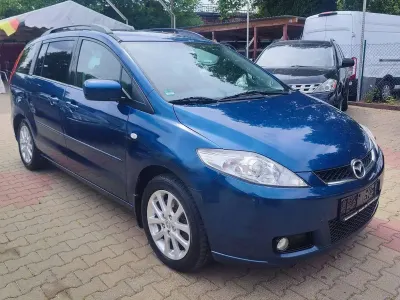 Gebraucht Mazda 5 Exclusive 143 PS (105 kW) 2007 Blau Van / Kleinbus