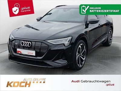 Mythosschwarz metallic Gebraucht 2021 Audi e-tron S-Line SUV | 33.790 € (Etwas zu teuer)