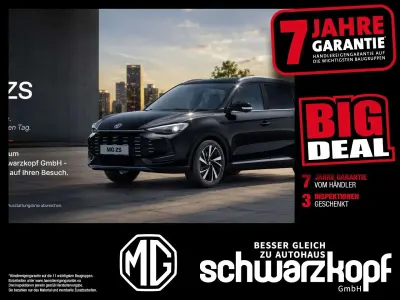 Neu MG ZS 116 PS (85 kW) 2025 Pebble black SUV
