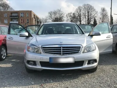 Brugt Mercedes C200 Elegance 184 HK (135 kW) 2009 Sølv Sedan