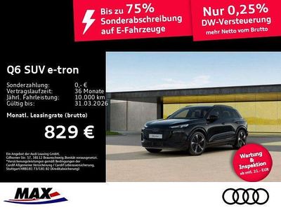 Neu Audi Q6 e-tron S-Line 284 kW (387 PS) 2025 Schwarz SUV