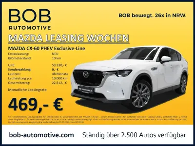 Neu Mazda CX-60 Exclusive-Line 328 PS (241 kW) 2026 Arctic white SUV